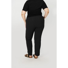 Kumaş Pantolon Esnek Düğmeli Belden Lastikli