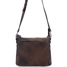 Bruno Rossi Bag Erkek Hakiki Deri Taupe Postacı Çanta 1048 302G Erk Canta SK24-25 Nero/tamp