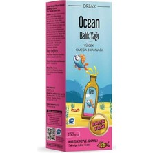 Ocean Omega3 Şurup 150 ml - Karışık Meyve Aromalı - Diş Beyazlatıcı Köpük Hediye