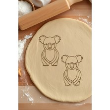 Koala Kurabiye Kalıbı, Hamur Şekillendirici, Bisküvi Kalıbı, Kolay Kesim Ucu