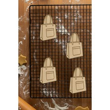 El Çantası Kurabiye Kalıbı, Hamur Şekillendirici, Bisküvi Kalıbı, Kolay Kesim Ucu