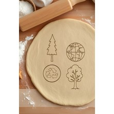 Çevre Seti Kurabiye Kalıbı, Hamur Şekillendirici, Bisküvi Kalıbı, Kolay Kesim Ucu