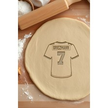 Futbolcu Forma Kurabiye Kalıbı, Hamur Şekillendirici, Bisküvi Kalıbı, Kolay Kesim Ucu