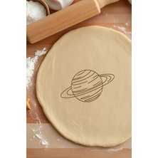 Saturn Kurabiye Kalıbı, Hamur Şekillendirici, Bisküvi Kalıbı, Kolay Kesim Ucu