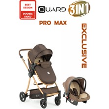 Quard Promax Travel Sistem Bebek Arabası Kahverengi