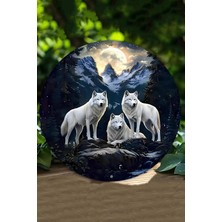 Kurt Temalı Uv Baskı Mdf Duvar Süsü – 33X33 cm & 20X20 cm DT221