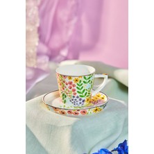 Karaca Fiore Kahve Fincanı ve Tabağı 105 ml