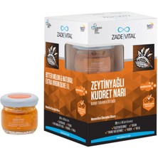 Zade Vital Zeytinyağlı Kudret Narı 8X20 ml Cam Kavanoz - Diş Beyazlatıcı Köpük Hediye