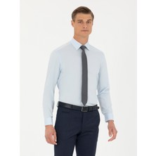 Cacharel Erkek Açık Mavi Slim Fit Uzun Kollu Gömlek 50282995-VR003