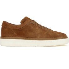 Ziya, Erkek Hakiki Deri Sneaker 1531026ZH182 Tütün