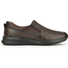 Ziya, Erkek Hakiki Deri Konfor Ayakkabı 1531055Z1060 Kahve