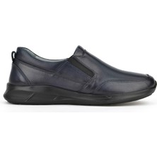 Ziya, Erkek Hakiki Deri Konfor Ayakkabı 1531055Z1060 Lacivert