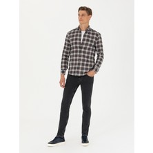 Cacharel Erkek Bej Slim Fit Uzun Kollu Gömlek 50282560-VR011