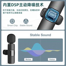 Kablosuz Tüylü Yaka Mikrofonu F11 Model 3'ü 1 Arada Type-C Apple 3.5mm Uyumlu Tekli Set