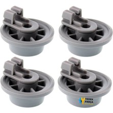 Siemens Uyumlu SX75T090EU Bulaşık Makinesi Sepet Tekerleği Alt Teker 4 Adet