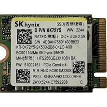 Sk Hynix Mini 2230 256GB M.2 Pcıe Gen3 SSD (Kutusuz) HFS256GEJ3X108N