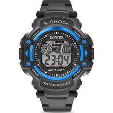 Ticarto Rwr Collection Genç-Çocuk Dijital Mavi Silikon Kol Saati TCTSR004604S0285