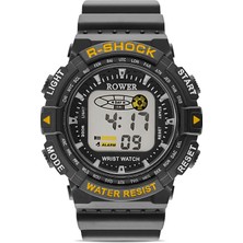 Ticarto Rwr Collection Genç-Çocuk Dijital Sarı Silikon Kol Saati TCTSR004904S0300