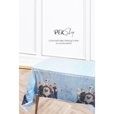 Frozen Konsept Elsa Masa Örtüsü Elsa Konsept Doğum Günü Masa Örtüsü