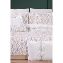 Çeyiz Diyarı Polina 10 Parça Çeyiz Seti Beyaz Cappucino