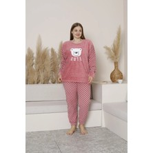 Peluş Pijama Takımı Ikili Takım