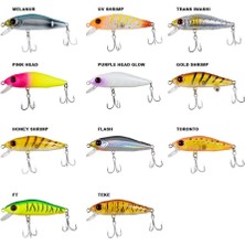 Ryuji Süper Minnow 5,5cm 5gr Maket Yem Melanur