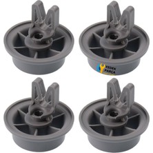 Bosch Uyumlu SMS4011 Bulaşık Makinesi Sepet Tekerleği Alt Teker 4 Adet