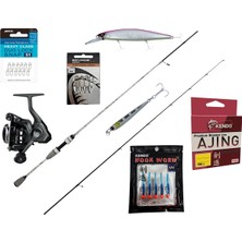 Okuma Acuador 1000 + Kendo Kenshi Pro 1.98CM 0.3-3gr Lrf Olta Seti