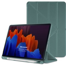Microsonic Samsung Galaxy Tab S11 Ultra Kılıf Origami Pencil Koyu Yeşil
