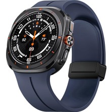Microsonic Samsung Galaxy Watch 8 44MM Kordon Ribbon Line Lacivert