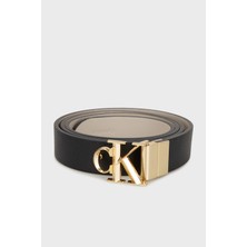 Calvin Klein Deri Çift Taraflı Kemer LV04F7044GYIJ Bayan Kemer LV04F7044G Yıj
