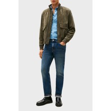 Tommy Hilfiger Streç Pamuklu Straight Fit Normal Bel Düz Paça Jeans Erkek Kot Pantolon MW0MW40353 1A7