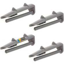 Arçelik Uyumlu ARY6150 Bulaşık Makinesi Arka Ray Kapağı Sepet Pimi 4 Adet