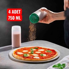4 Adet 750 ml Büyük Delikli Baharatlık, Pul Biberlik, Tuzluk, Sosluk, Yağlık, Karabiberlik, Sos Kabı,mayonez Şişesi