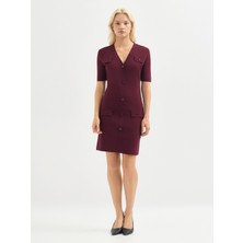 Karaca Kadın Elbise-Bordo