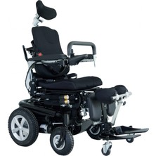 Scuba Ayağa Kaldıran Akülü Tekerlekli Sandalye | Uzun Menzilli Tilt Fonksiyonlu Çelik Gövde S302