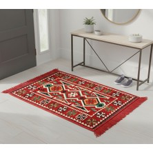 Etnik Motifli Otantik Dekoratif Kilim Desenli Halı M4