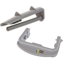 Arçelik Uyumlu 6384HCR Bulaşık Makinesi 2 Ön 2 Arka Sepet Ray Kapağı Tutucu Stoper 4 Lü Takım