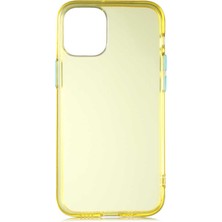 iPhone 12 Uyumlu Omsy Bistro Kapak-Sarı