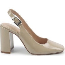 Nine West Elea 5pr Vizon Kadın Topuklu Ayakkabı