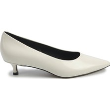 Nine West Selby 5pr Kırık Beyaz Kadın Topuklu Ayakkabı