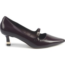 Nine West Belle 5pr Bordo Kadın Topuklu Ayakkabı
