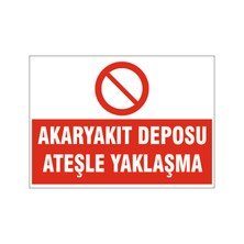 Acil Çıkış Kapısı Önüne Malzeme Konulması Yasaktır, Isg Uyarı Levhası