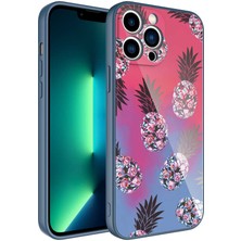 iPhone 11 Pro Max Uyumlu Kamera Korumalı Desenli Sert Silikon Omsy Epoksi Kapak-No3