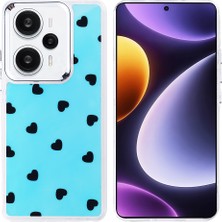 Redmi Note 13 Pro 4g Kılıf Airbag Tasarımlı Omsy Hadra Kapak - Kalp