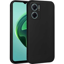 Xiaomi Redmi Note 11E Kılıf Omsy Premier Silikon Kapak-Siyah