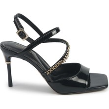 Nine West Irena 5pr Siyah Kadın Topuklu Sandalet