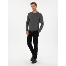 Cacharel Erkek Siyah Slim Fit Kanvas Pantolon 50314091-VR046