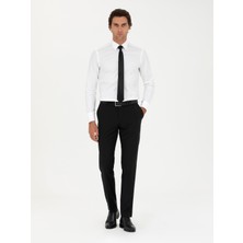 Cacharel Erkek Beyaz Slim Fit Uzun Kollu Gömlek 50282349-VR013
