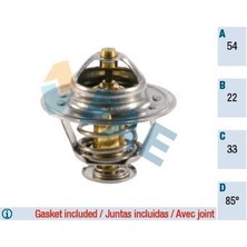 Fae 5307585 - Termostat 85C Corsa B-C-Astra F-G-H-Combo-Vectra B 1.7 Dtı-1.7 Cdtı